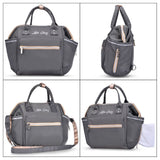 Teknum Pack And Go Foldable Car Seat With Ace Diaper Bag - Grey