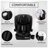 Teknum Pack And Go Foldable Car Seat - Black