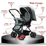 Teknum Reversible Look At Me Stroller - Dark Grey