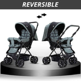 Teknum Reversible Look At Me Stroller - Dark Grey