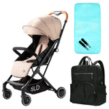 Teknum SLD Stroller Wt Elite Diaper Bag Bundle - Khaki