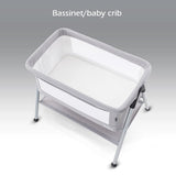 Teknum Sleepzen 2 Bedside Crib Bassinet - Grey