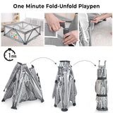 Teknum One-Minute Fold-Unfold Playpen