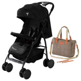 Teknum Trip Stroller Diaper Bag Combo - Black