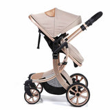 Teknum Aimile 3-in-1 Luxury Pram Stroller - Khakhi