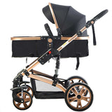 Teknum 3-in-1 Pram Stroller - Black