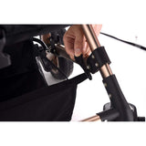 Teknum 3-in-1 Story Stroller Black With Sunveno Diaper Bag - Black & Hooks
