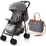 Teknum Trip Stroller Diaper Bag Combo - Grey