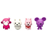 Tinc Pink Animal Eraser - Pack Of 4