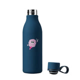 Tinc Flossie Stainless Steel Soft Touch Water Bottle - Navy Blue
