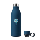 Tinc Spaceman Stainless Steel Soft Touch Metal Bottle - Navy Blue