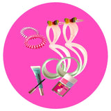 Tokidas Sparkle Decorating Hair Set With Nail Playing