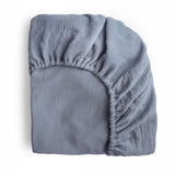 Mushie Crib Sheet Small Tradewinds - Laadlee