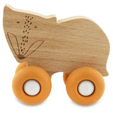 Trixie Wooden Animal Cars With Silicone Wheels - Mr. Fox