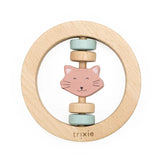 Trixie Wooden Round Rattle - Mrs. Cat
