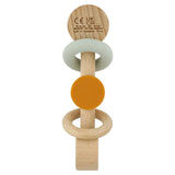 Trixie Wooden Silicone Rattle - Mr. Fox