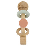 Trixie Wooden Silicone Rattle - Mrs. Cat