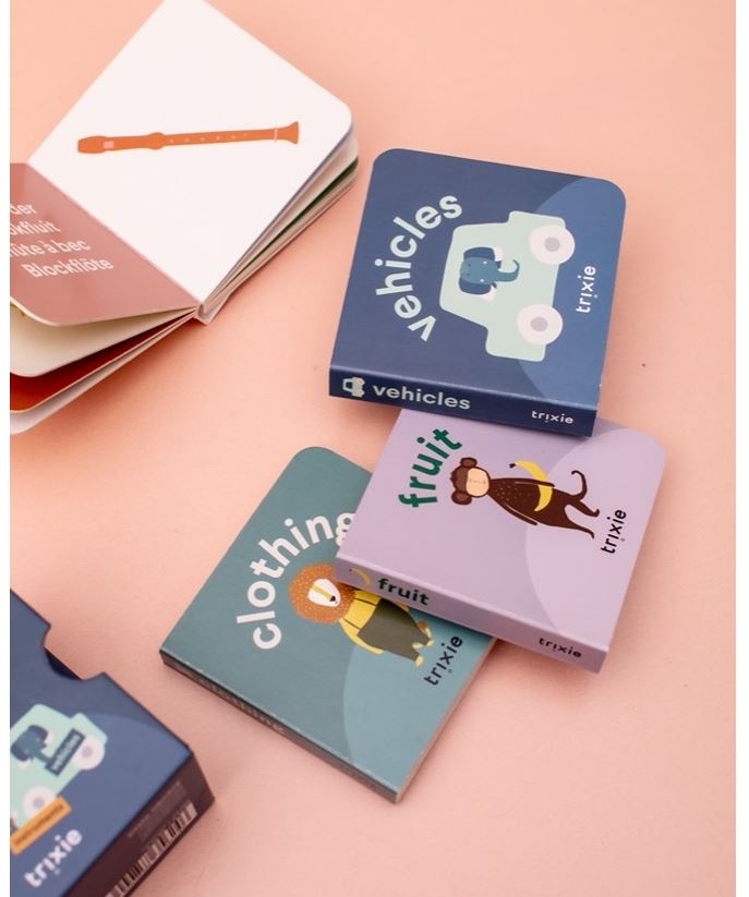 Trixie Little Library - Clothing, Fruit, Vehicles, Instruments - Laadlee