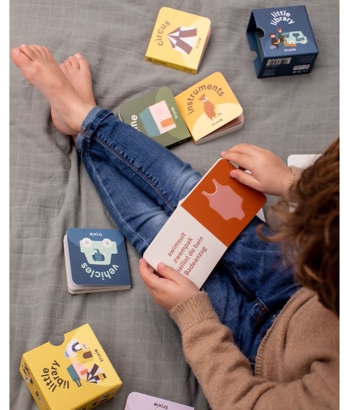 Trixie Little Library - Clothing, Fruit, Vehicles, Instruments - Laadlee