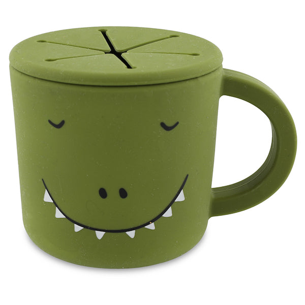 Trixie Silicone Snack Cup - Mr. Dino