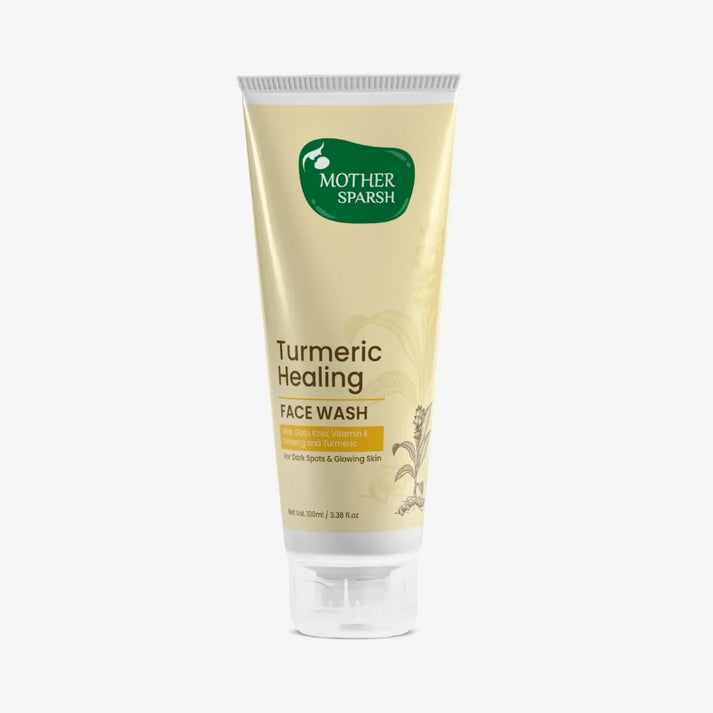 Mother Sparsh Turmeric Healing Face Wash - 100ml - Laadlee