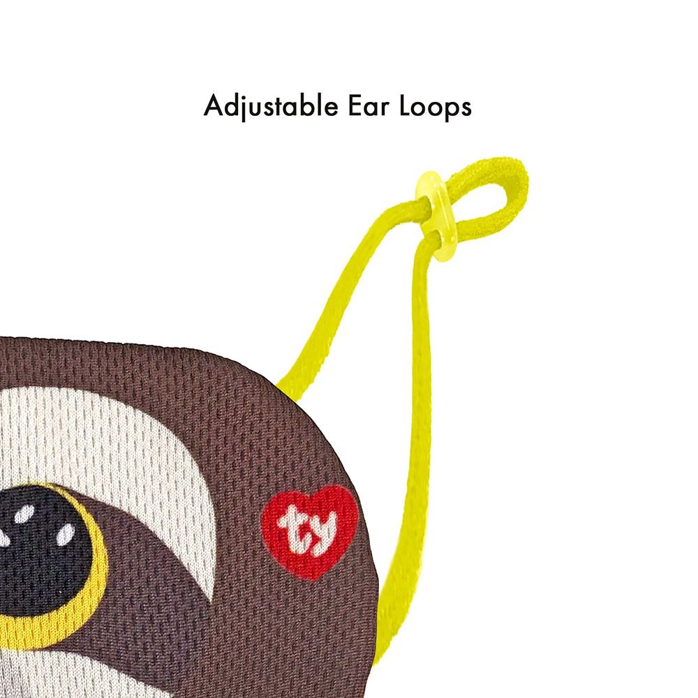 ty-beanie-boo-face-mask-sloth-dangler-brown-3