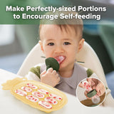 Haakaa Silicone Pineapple Nibble Tray - Banana