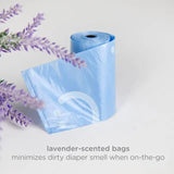 Ubbi On-The-Go Nappy Bag Dispenser refills 36pcs - Gray (Pack of 3)