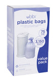 Ubbi Plastic Garbage Bags 25pcs (Pack of 3)-  Periwinkle