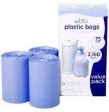 Ubbi Plastic Garbage Bags 25pcs (Pack of 3)-  Periwinkle