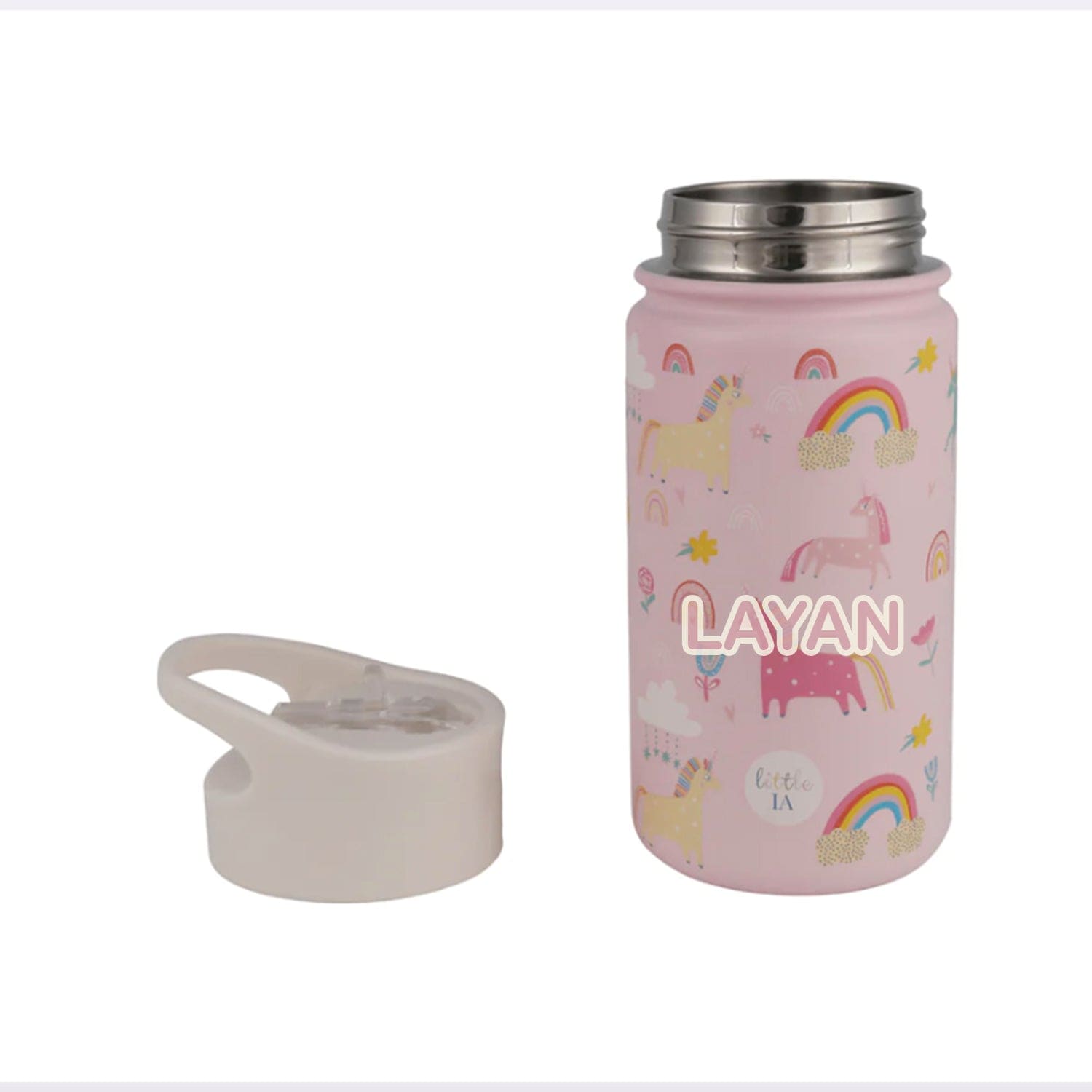 Little IA Unicorn Insulated Water Bottle 420 ml - Laadlee
