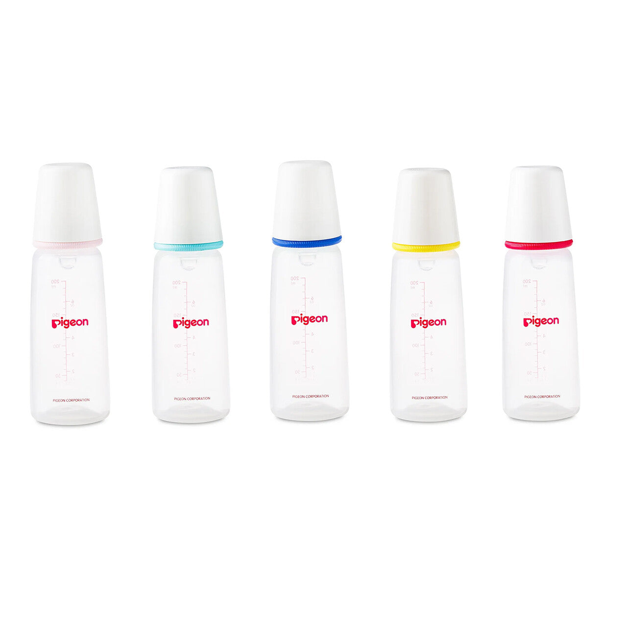 Pigeon Plastic Feeding Bottle Kp-6 200ml - Assorted