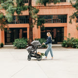 UPPAbaby RumbleSeat V3 Dillan Stone Blue Carbon Frame Sand Leather