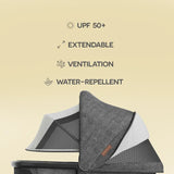 UPPAbaby Bassinet V3 Greyson Charcoal Melange