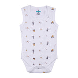Babies Basic Sleeveless Romper/Bodysuit Pack of 3 - Printed