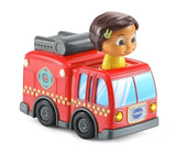 VTech Cocomelon Go! Go! Smart Wheels Nina’S Fire Truck & Track, Fire Sounds & Songs With Smartpoint