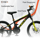 Vaux Cruz Kids Bike 20 Inch 21 Speed - Yellow