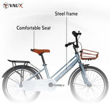 Vaux Royal 20 Inch Kids Bike - Silver