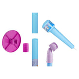 Disney Frozen AUX Star Karaoke Mic Stand With RGB Lights - Blue