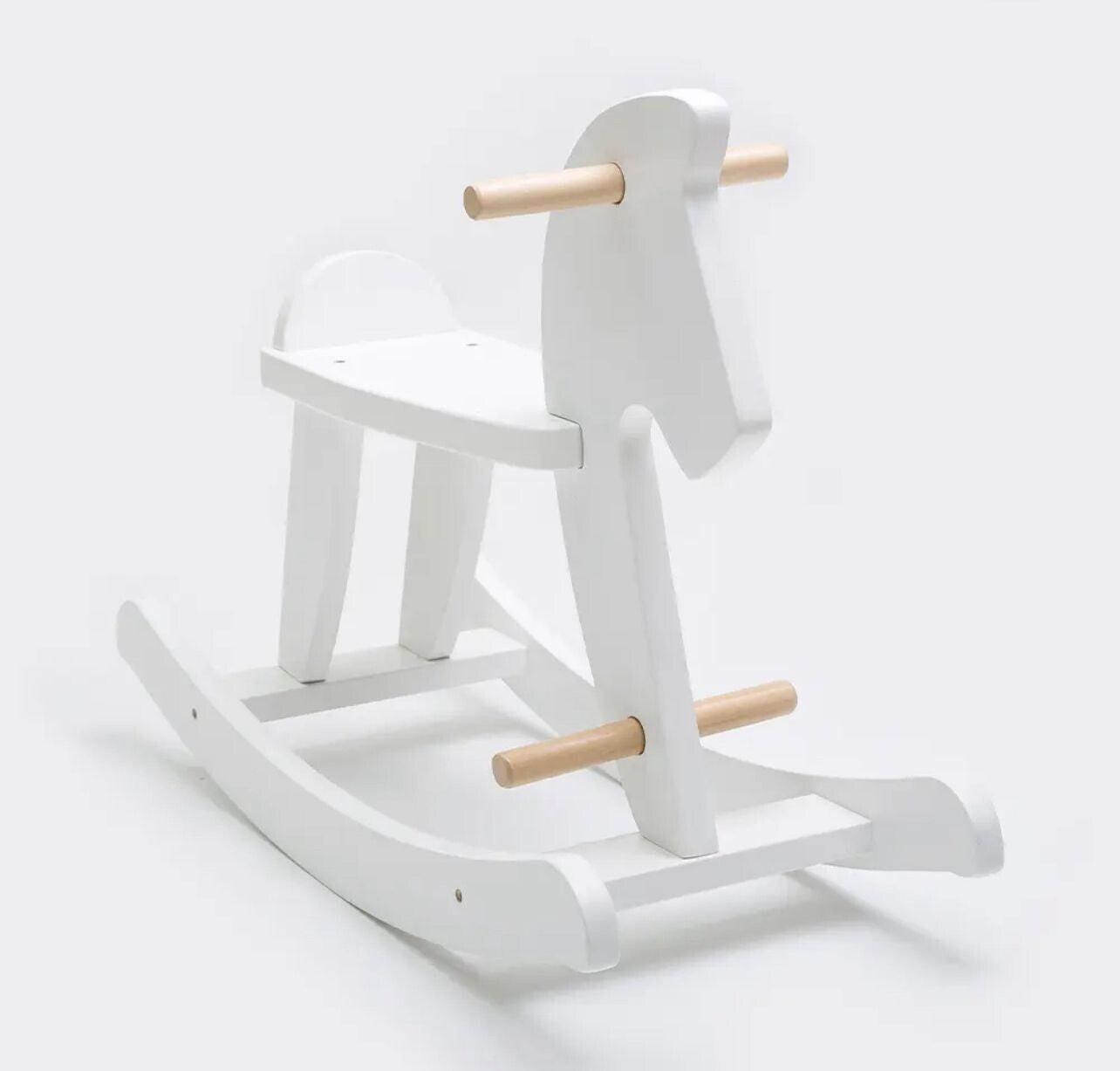 Woody Buddy Rocking Horse - White