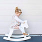 Woody Buddy Rocking Horse - White