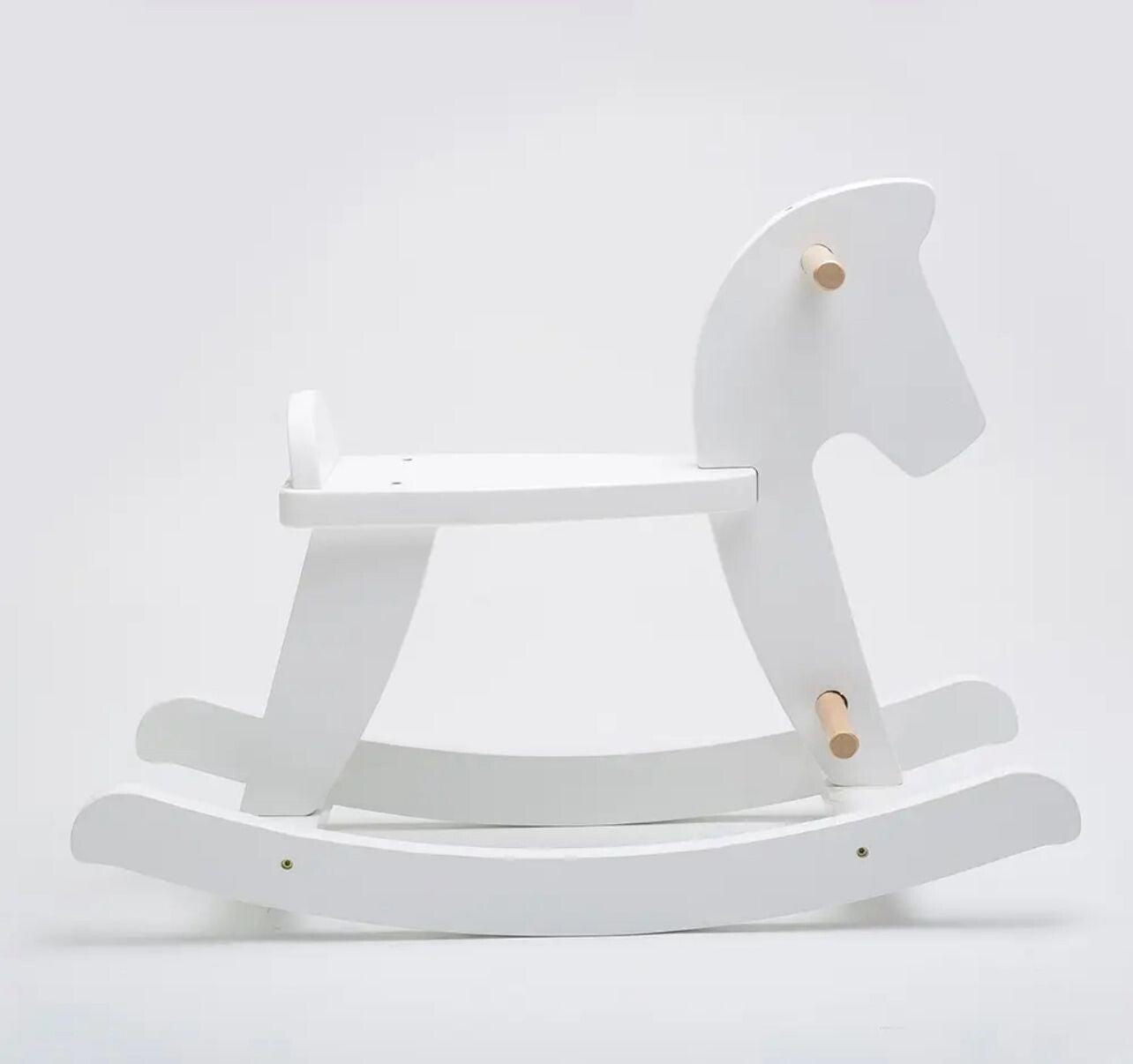 Woody Buddy Rocking Horse - White