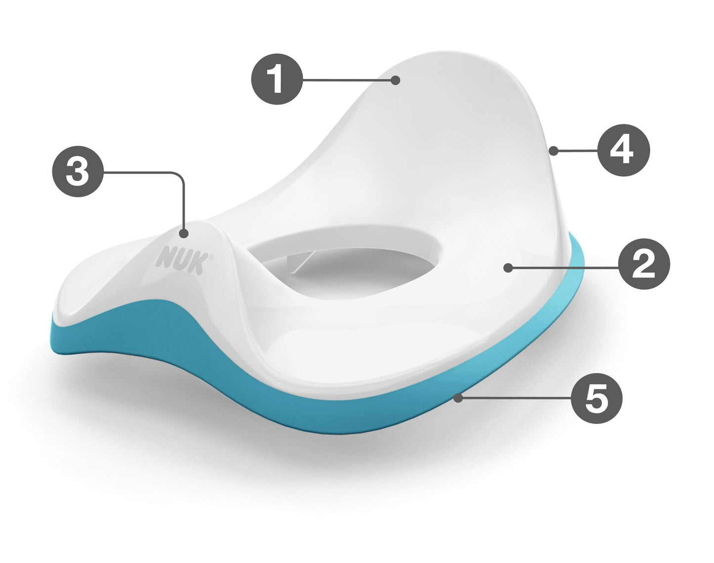 Nuk Wc Trainer, Childrenƒ??S Toilet Seat - Blue