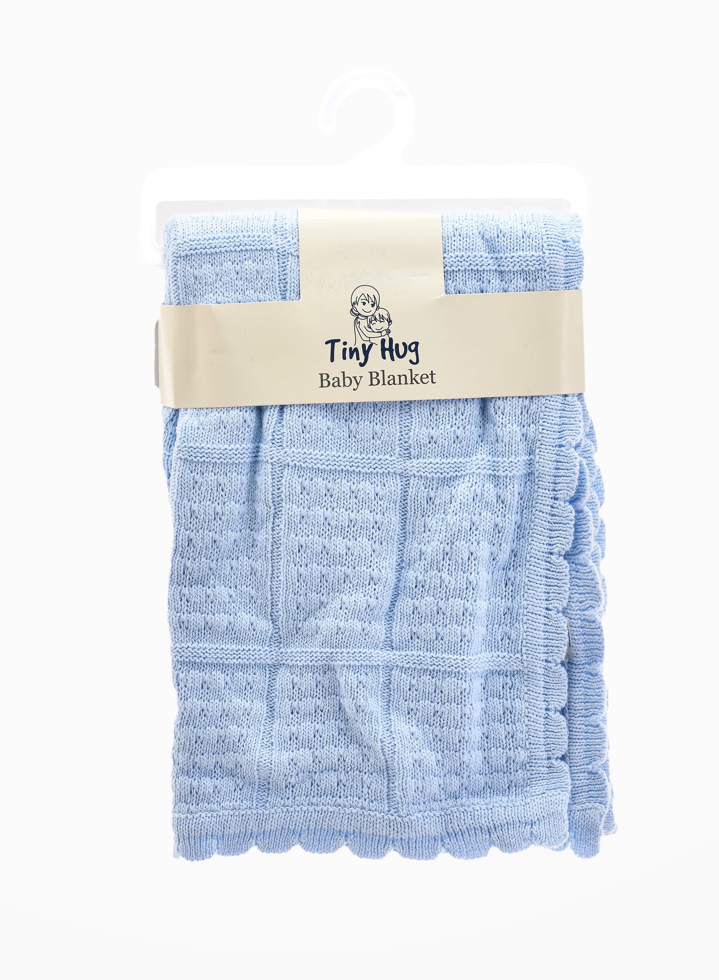 Tiny Hug Newborn Baby Blanket - Sky Blue