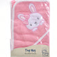 Tiny Hug Adorable Hooded Towel - Pink