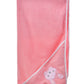 Tiny Hug Adorable Hooded Towel - Pink