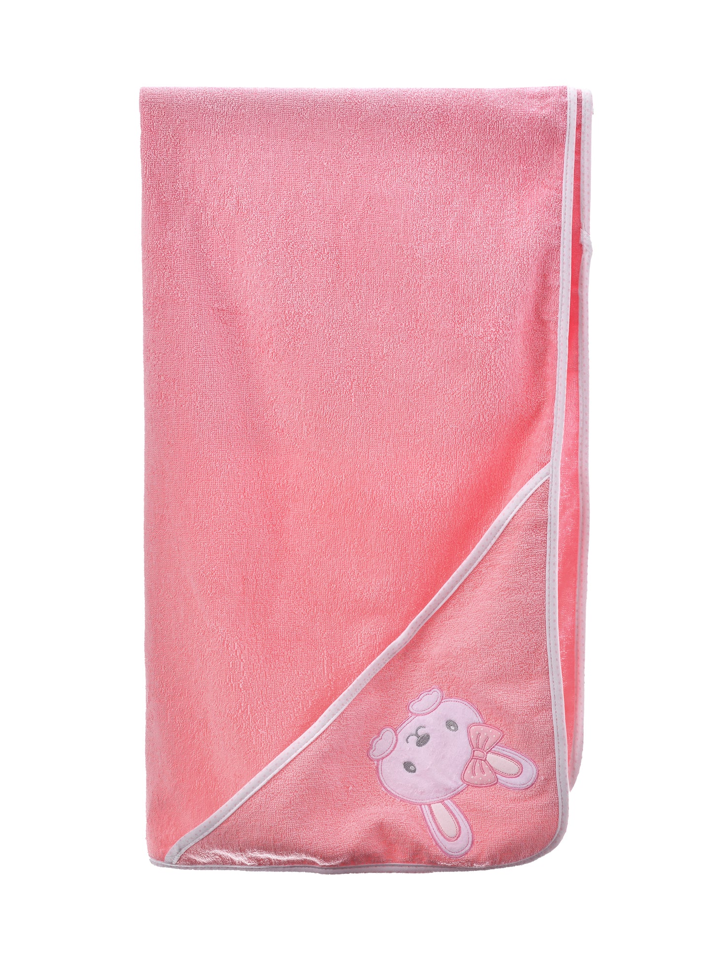 Tiny Hug Adorable Hooded Towel - Pink