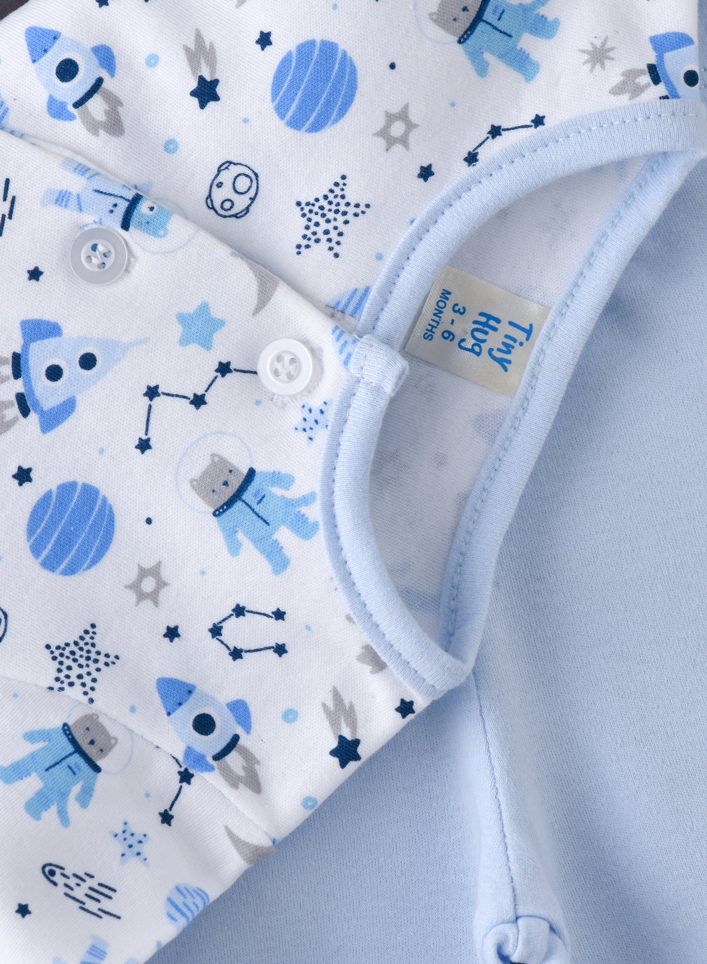 Tiny Hug Baby Boys Astronaut Print Pajama Set