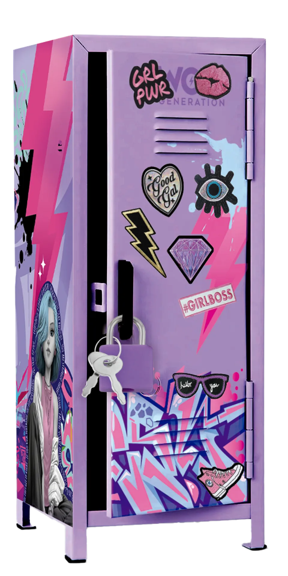 wow-generation-metal-locker-with-magnets-and-decorative-stickets-2