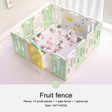Lovely Baby Kids Fruity Playpen - Pink